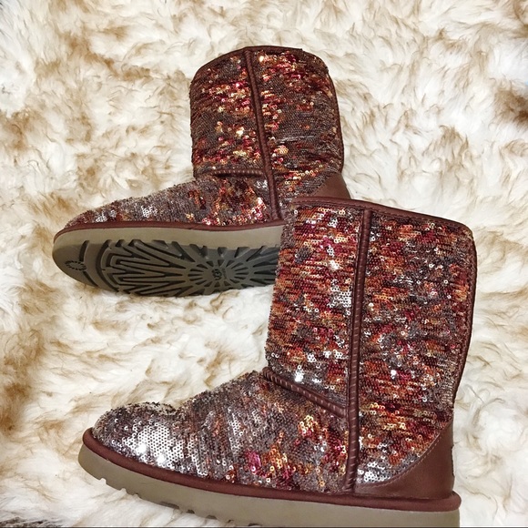 UGG Shoes - Sequin UGG boots size 8 winter boots